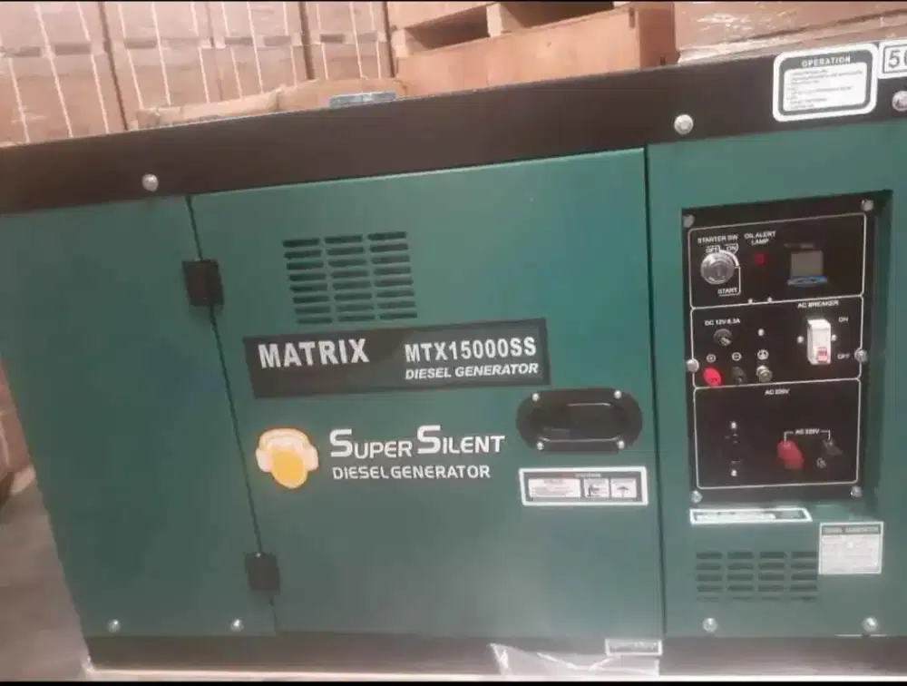 Genset Super Silent MTX15000SS - 11.000watt