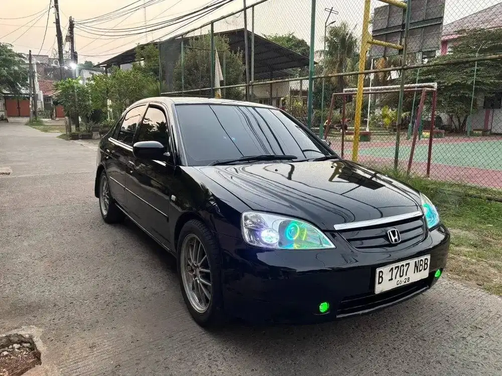 Honda Civic ES VTi Manual 2002 – Head Unit Android CarPlay, Lampu Bi-L