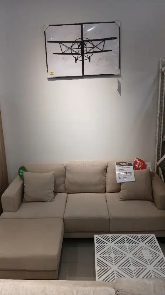 Sofa sectional bisa cicilan juga pakai home kredit bunga 0%