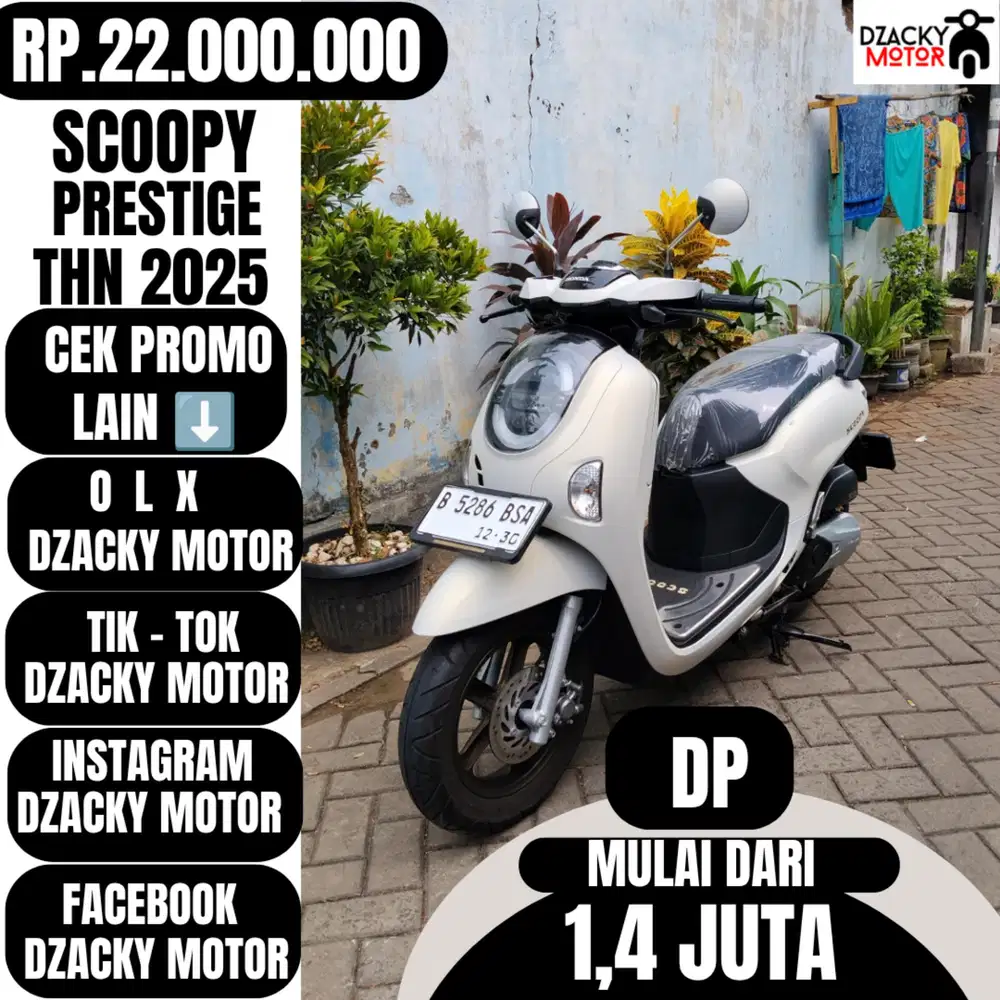 SCOOPY PRESTIGE 2025 SECOND LIKE NEW