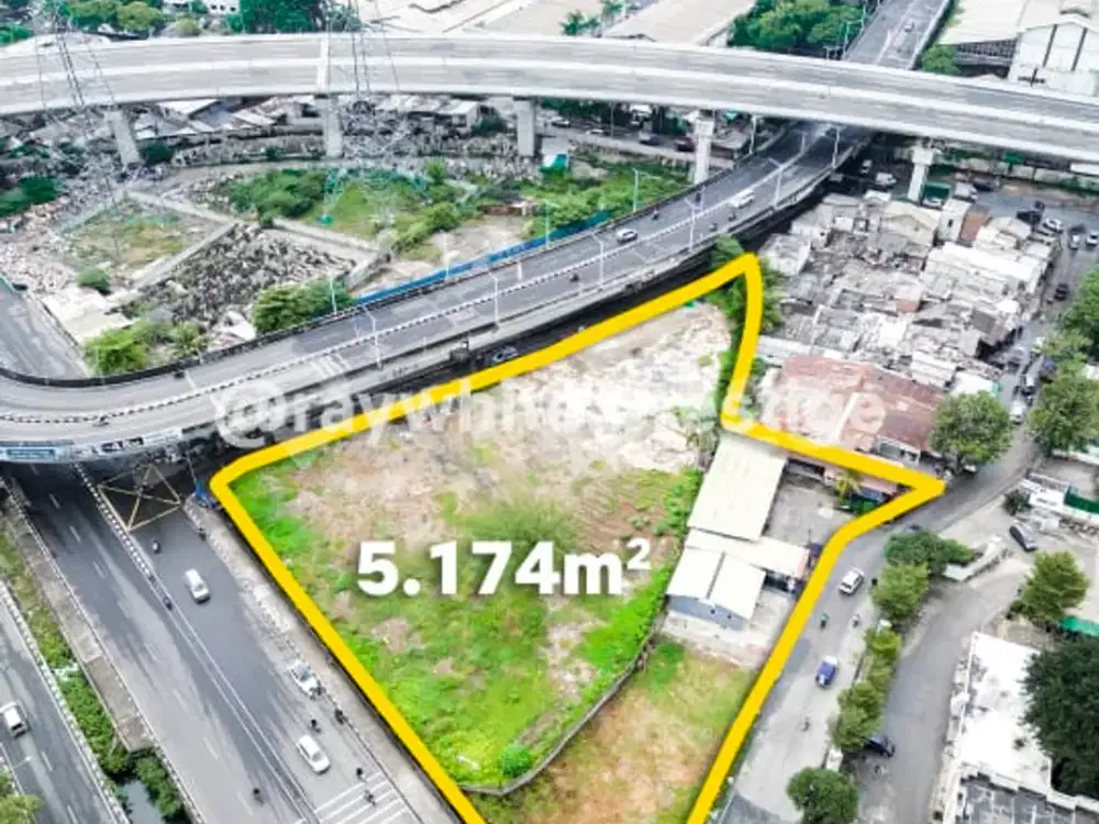 Kavling Komersial Posisi Hook, 5174M2, Arteri Kelapa Gading