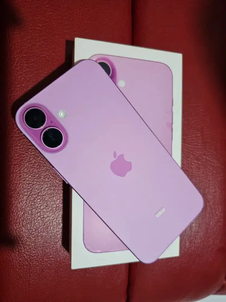 Iphone 16plus+ 256gb komplit fullset Mulus