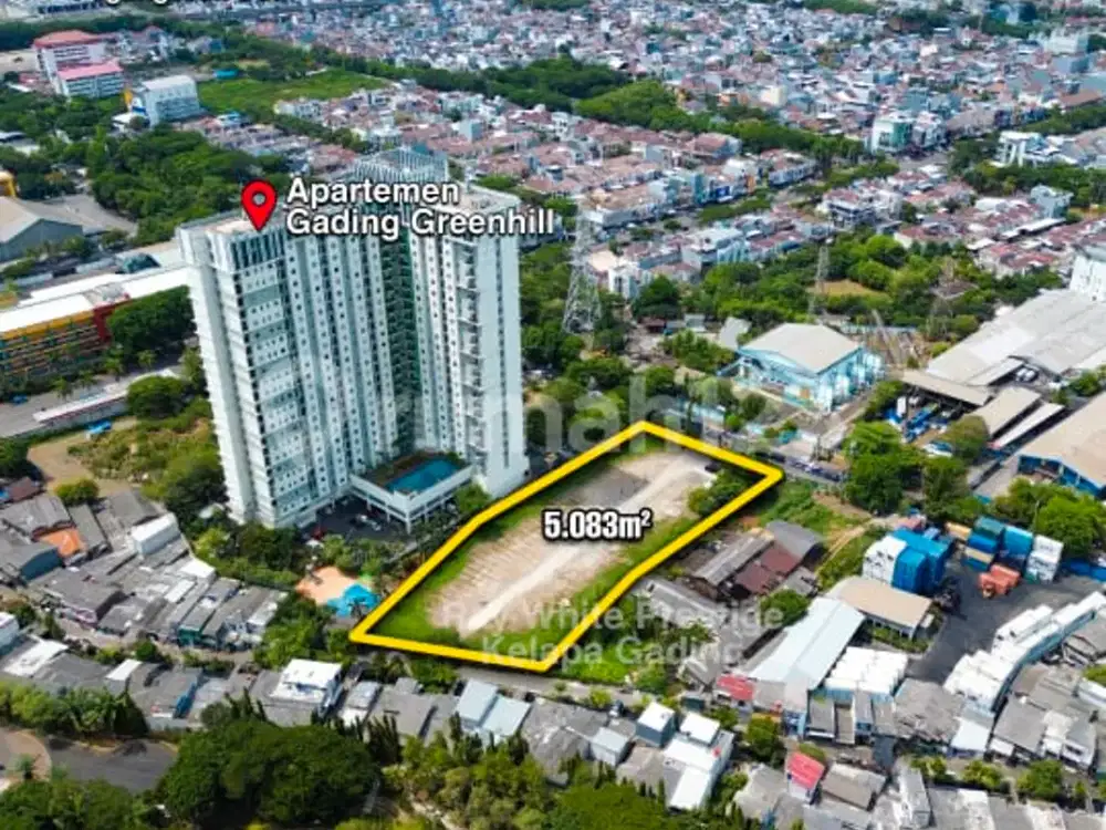 Kavling Komersial 5083m2, Pegangsaan Dua, Dekat Hunian, Sekolah, dll