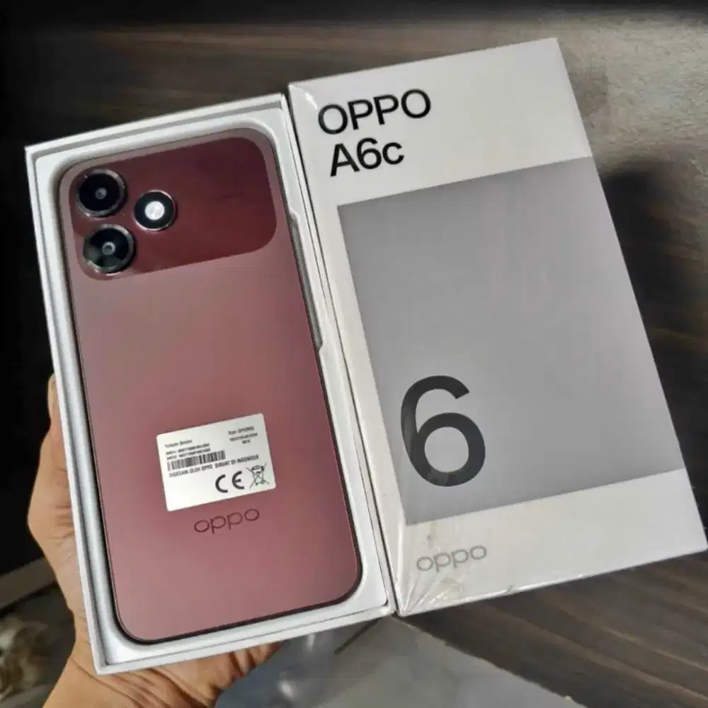 Dijual Oppo A6C Gress Baru 2 Hari 4+8 / 128 Brown ,Fullset