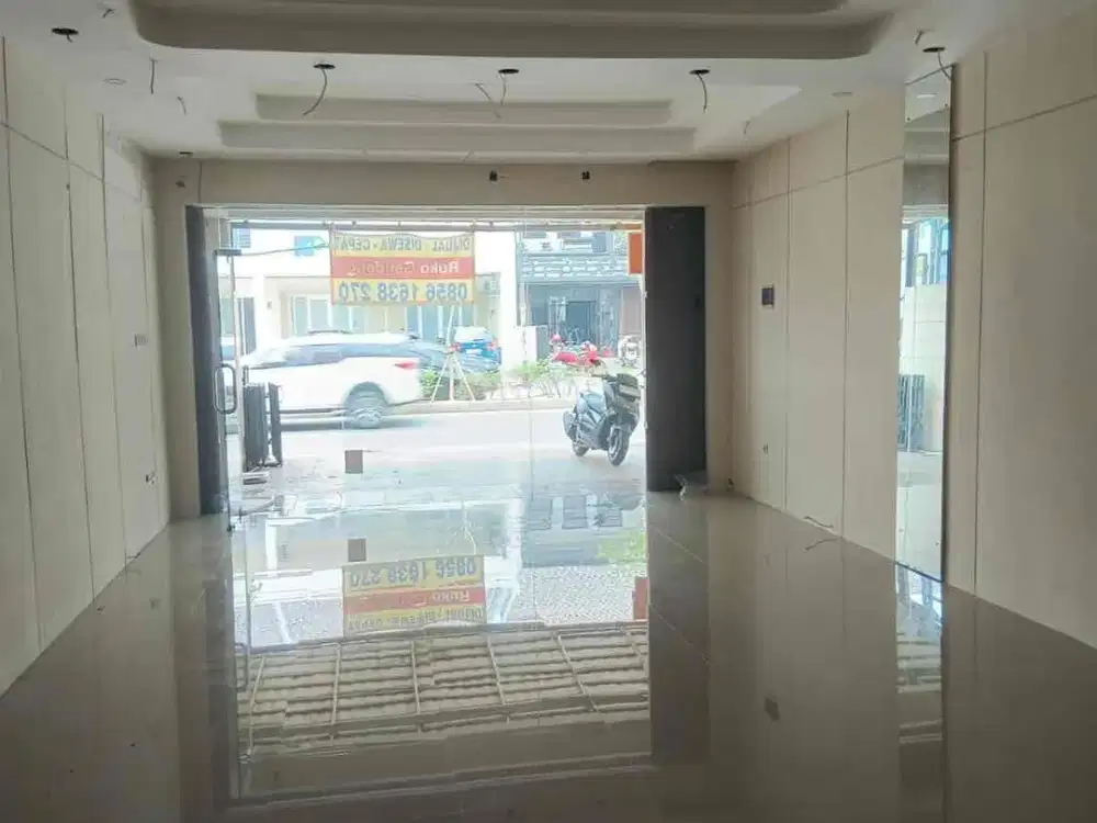 DISEWAKAN RUKO PINGGIR JALAN RAYA KENCANA LOKA BSD