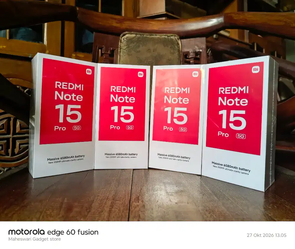 Redmi Note 15 Pro 5G 12/512 Baru Garansi Resmi