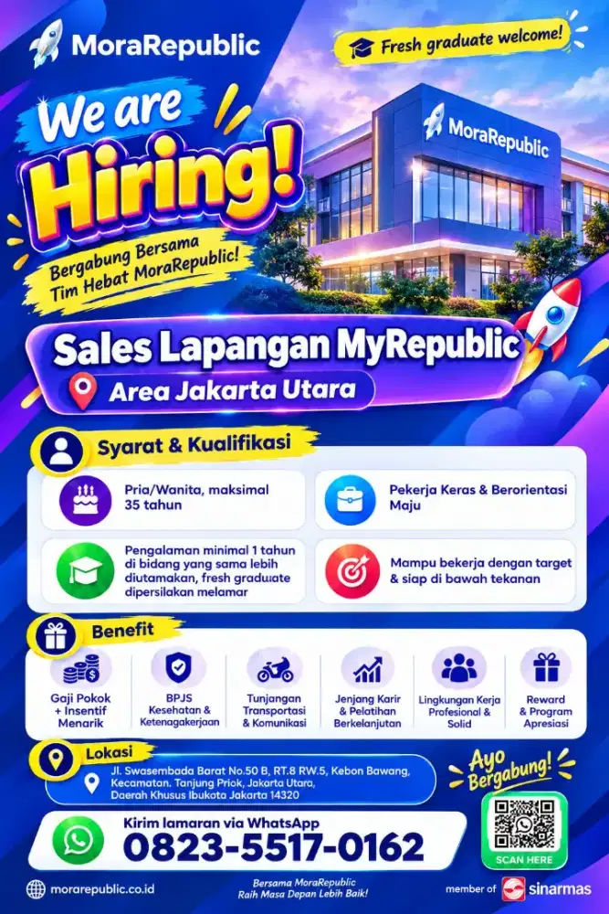 LOKER PSG/SALES FTTH MYREPUBLIC