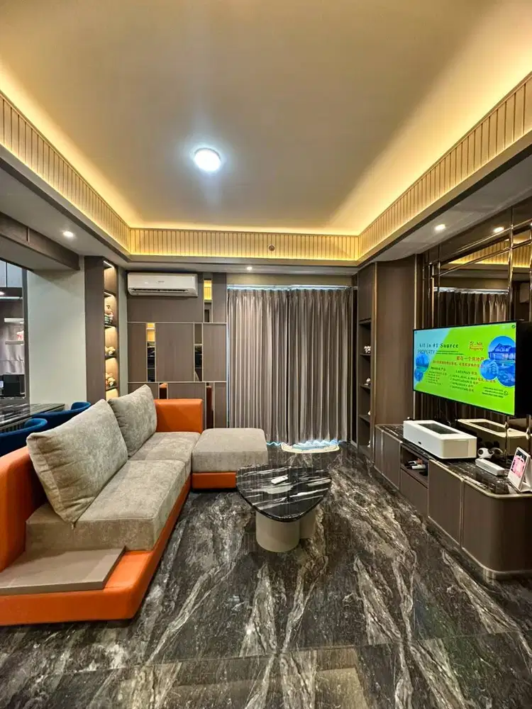 SEWA APARTEMEN TAHUNAN WATERPLACE MEWAH 2BR FAVORIT
