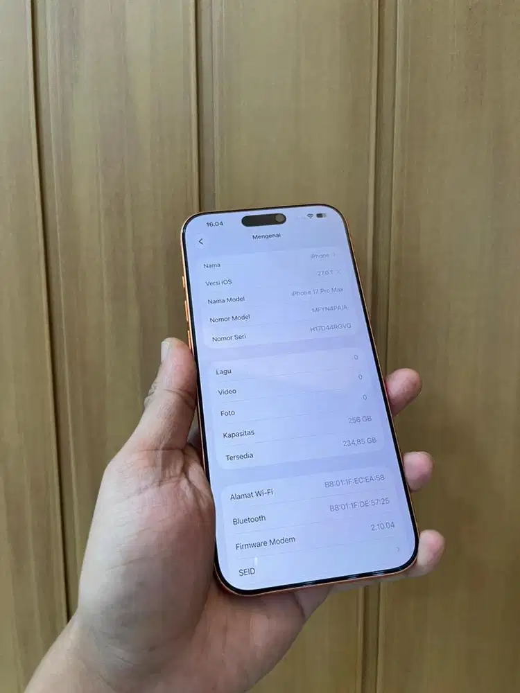IPHONE 17 PRO MAX 256GB ORANGE