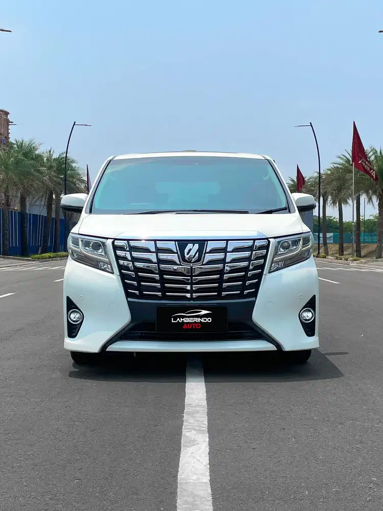 TOYOTA ALPHARD 2.5 G ATPM 2017 PUTIH MULUS LOW ODO KM RENDAH