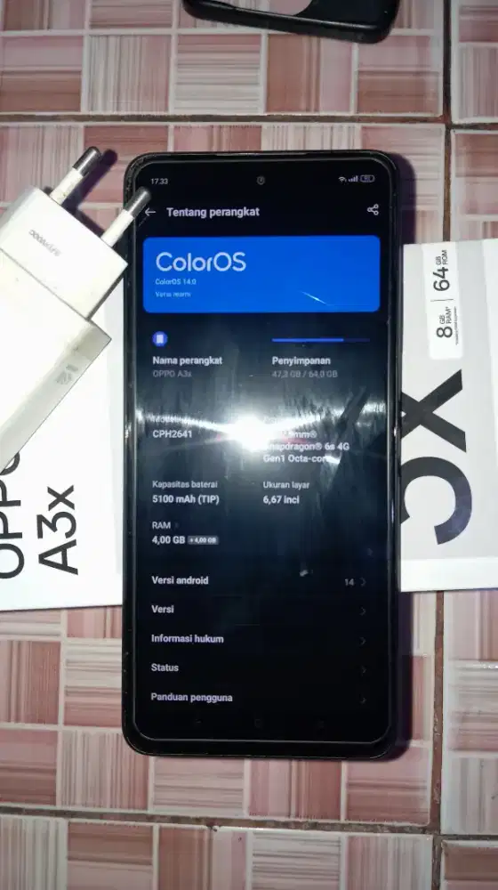 Oppo A3x fullset ori