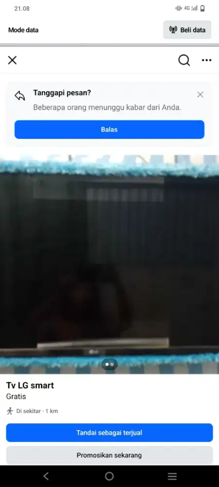 Tv masih normal