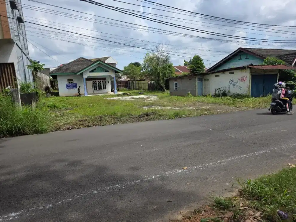 Tanah Pinggir Jalan Sapta Marga, Lebar 25 Panjang 40