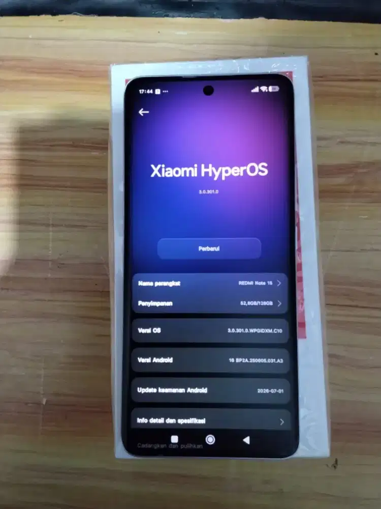 Resmi note 15 4 6/128