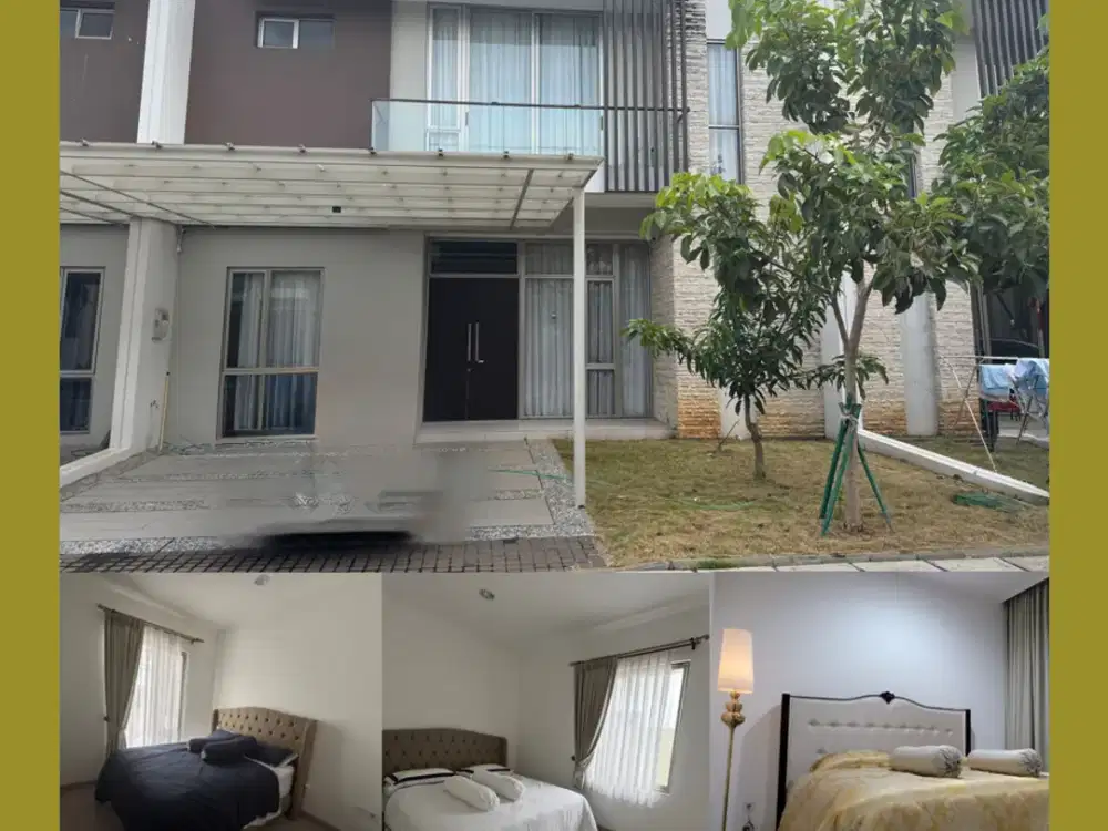 Dijual Rumah Pik2 Luas 10X15 Furnished 4+1 Kamar Tidur