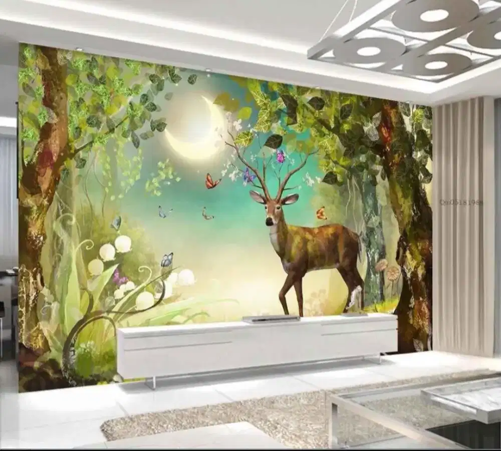 Wallpaper Dinding 3d | Gorden Vitrase | Roller Blind
