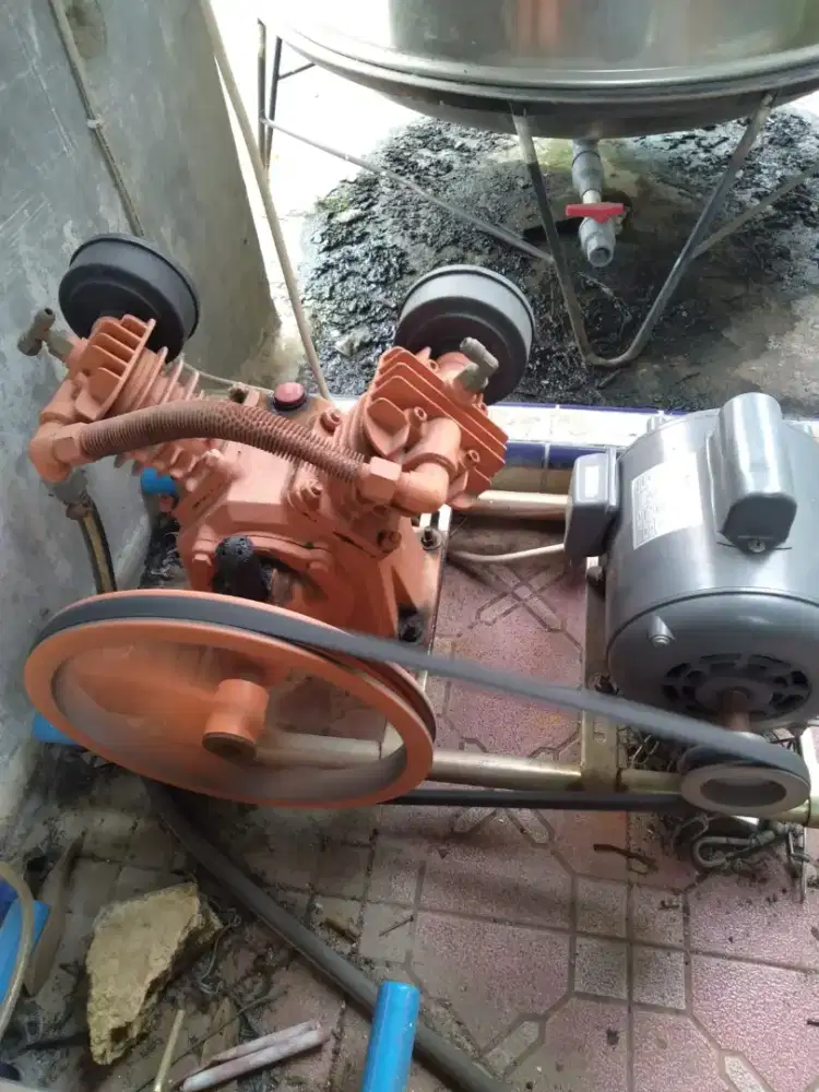 Kompresor sumur bor 1 hp dobel kompresor