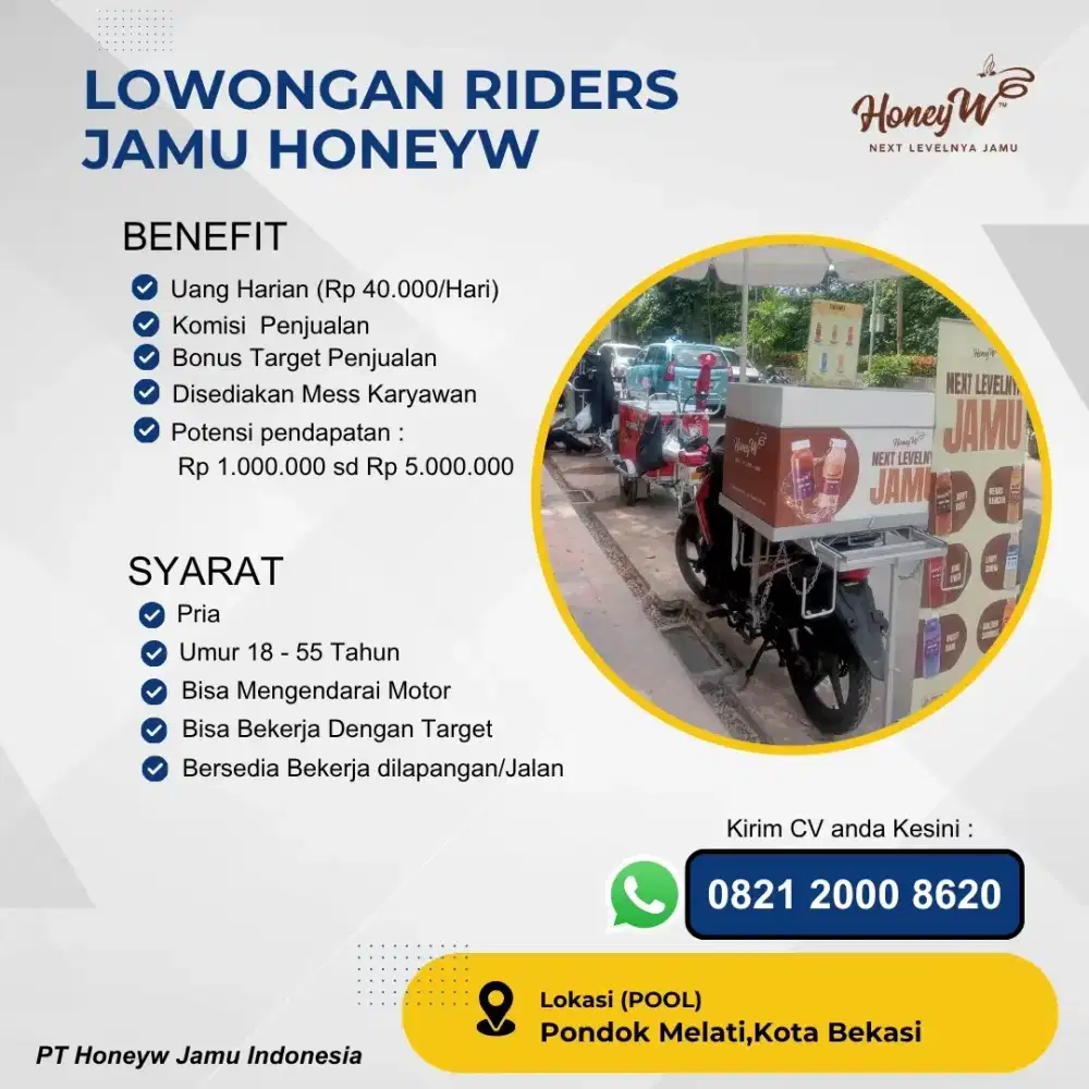 Lowongan Kerja Sales Jamu Keliling