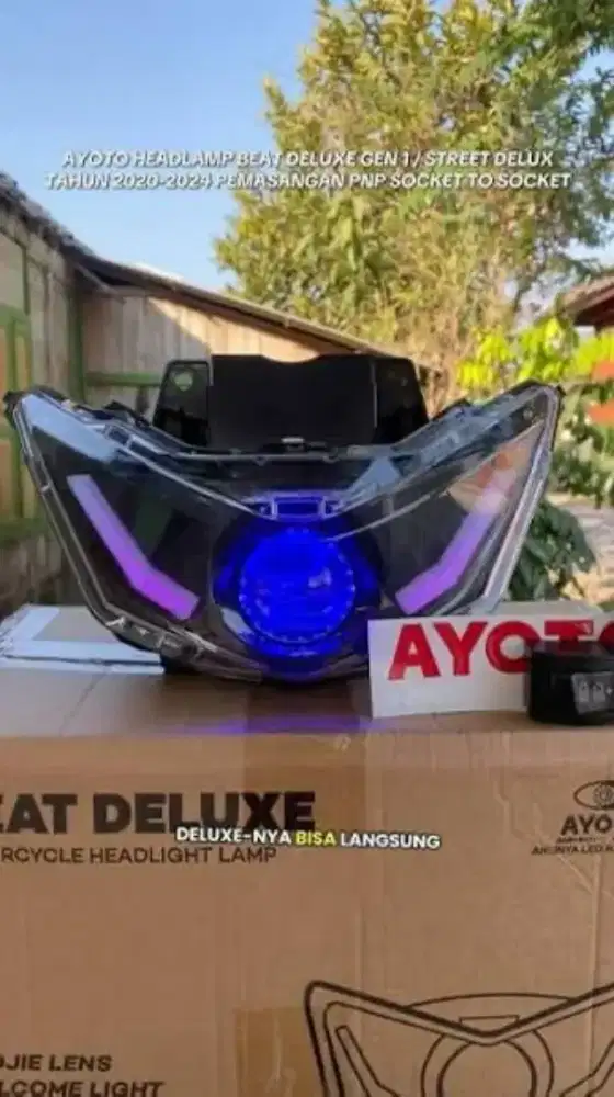 LED Motor Ayoto [Tipe/Seri, misal: H4 / H6 / M2A]- Super Terang & Awet