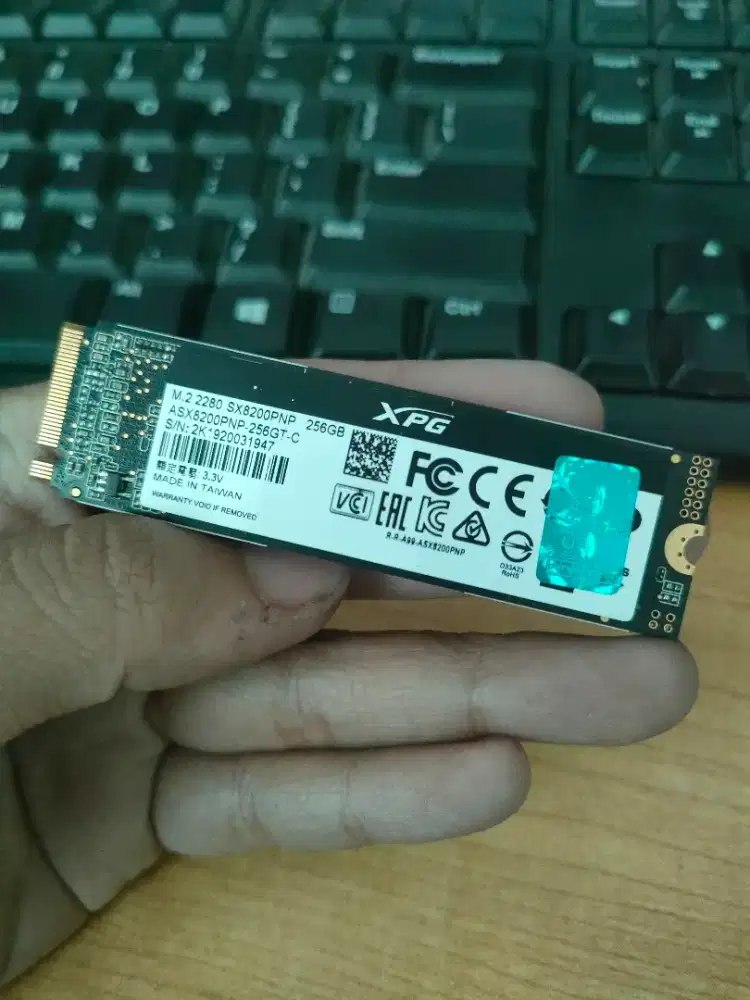 NVMe M.2 XPG SX8200 Pro 256G