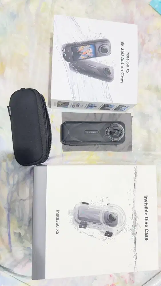 Camera insta360 X5 + Freedive case