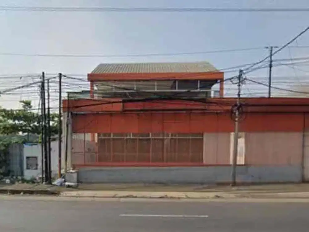 Disewakan ruko gandeng ex-cafe di pinggir jalan utama narogong Bekasi