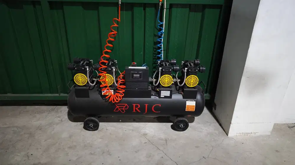 Kompresor Udara RJC-04A 120L, Pakai Listrik 220V, 750Wx4