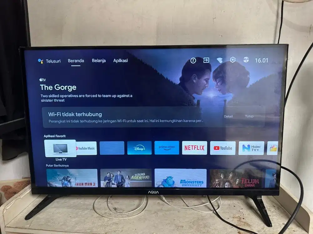 tv led aqua 32inc android smart digital