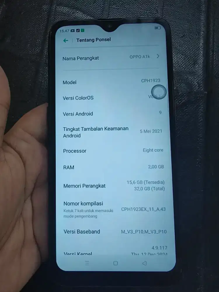 Oppo a1k 2/32 batangan