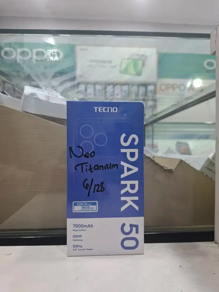 TECNO SPARK 50 6/128 NEW MURAH GARANSI RESMI
