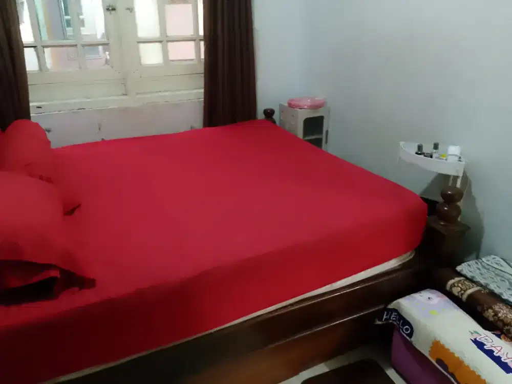 Jual lemari jati divan jati dan kasur