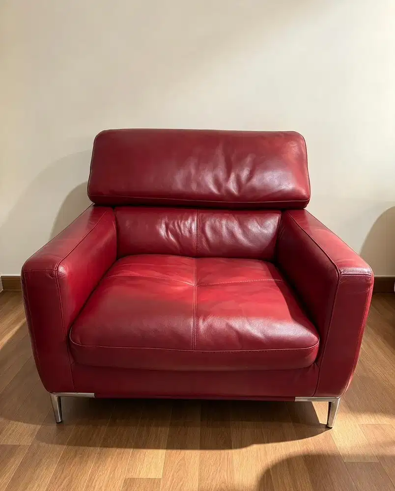 Sofa Italian Leather Genuine ( Kulit Asli )