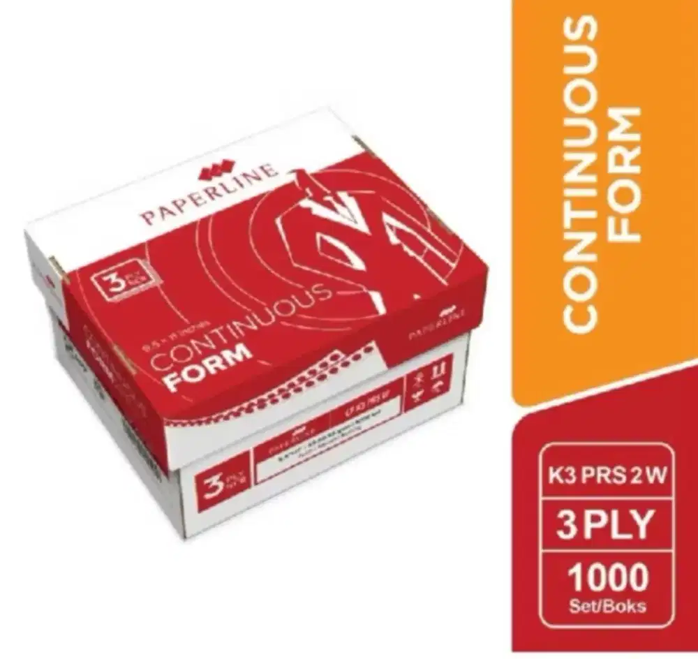 Kertas Continuous Form Paperline 3-ply K3 9,5x11