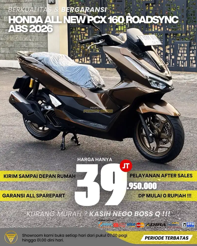 HONDA ALL NEW PCX 160 ROADSYNC ABS 2026