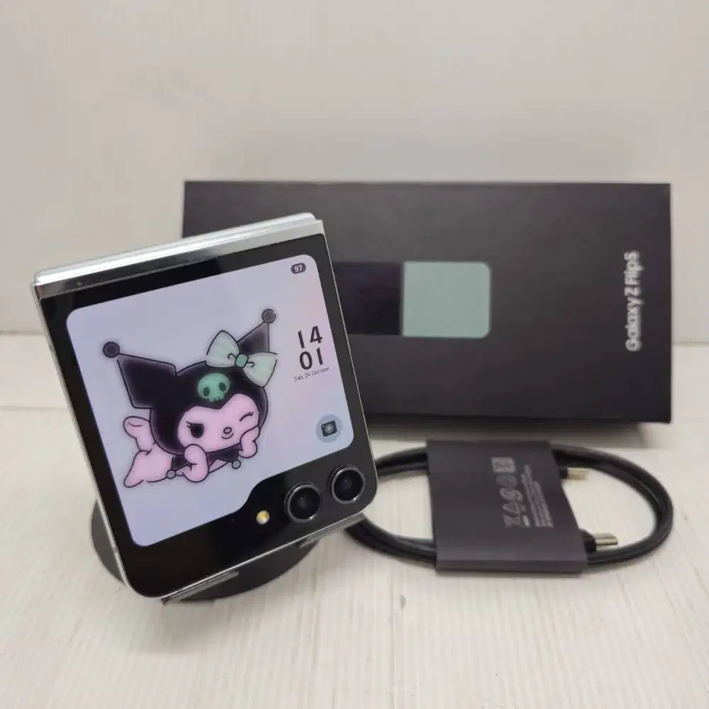 HOT SALE! SAMSUNG GALAXY Z FLIP 5 5G MINT 8/256 EX SEIN RESMI FULLSET