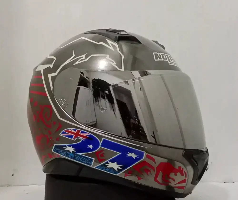 Nolan N87 Stoner 27 Chrome Helm Full Face