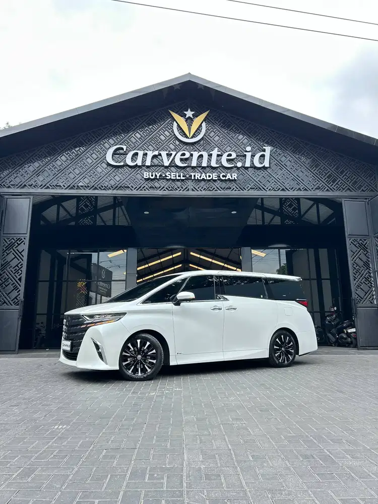 TOYOTA ALPHARD G HYBRID HEV 2025 NIK 2024 PUTIH NOPOL AD LOKAL LOW KM