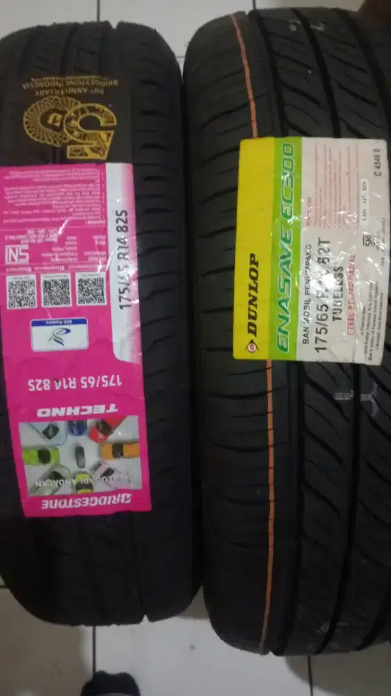 Jual tubeless Dunlop enasave ec 300 175/65/14 produksi 2025