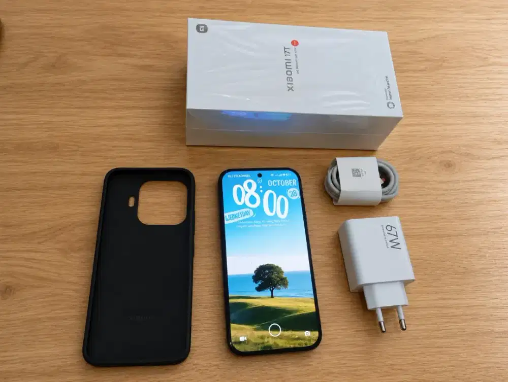 Xiaomi 17T hitam 256gb mulus like new