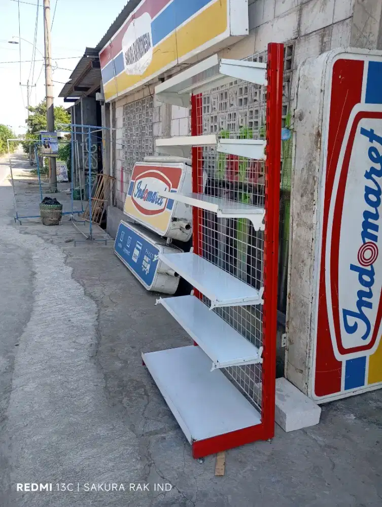 Rak minimarket seken murah