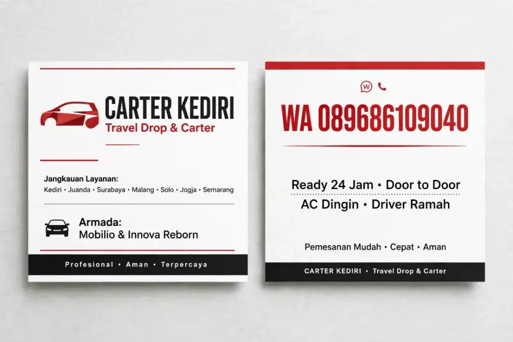 CARTER DROP KEDIRI-SURABAYA-JUANDA-MALANG DAN SEKITARNYA