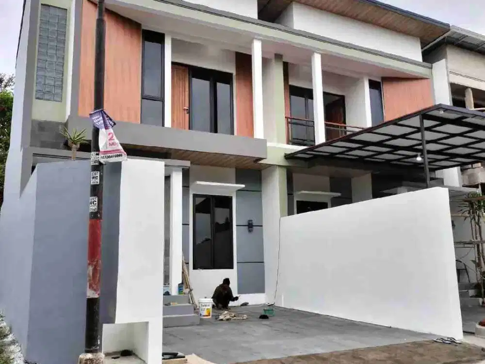 RUMAH BARU 2 LANTAI FULLY FURNISHED dekat KAMPUS UII - dekat PASAR JANGKANG di JL. KALIURANG KM 12