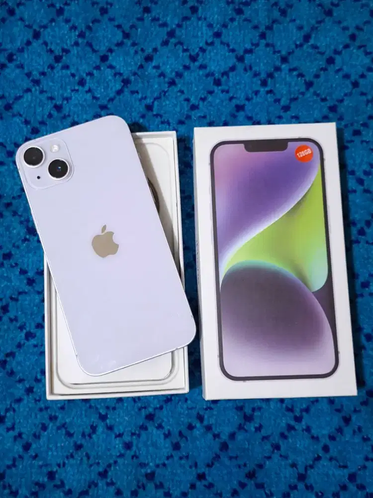 iPhone 14 plus original fullset mulus no minus