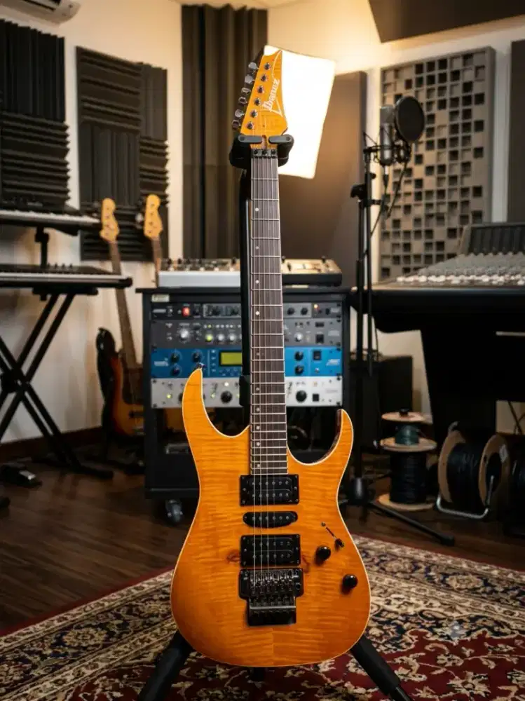 Guitar Ibanez RG motif kayu Flamed Maple Top, siapa cpt dia dapat gass