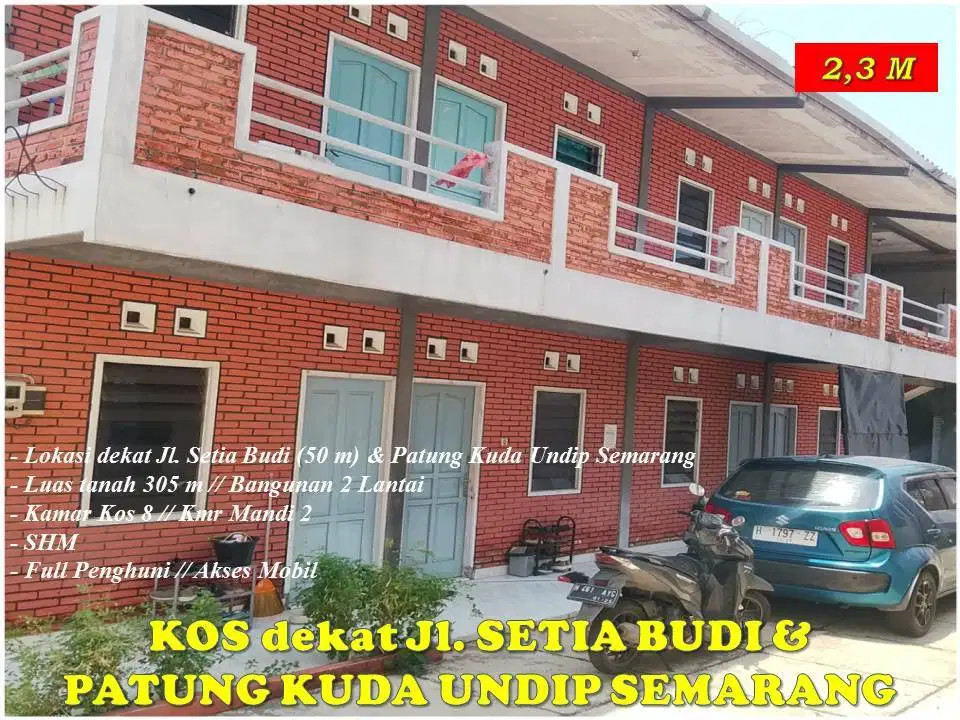 Rumah Kos Undip Tembalang Semarang dekat Jl.Setia Budi dan Patung Kuda