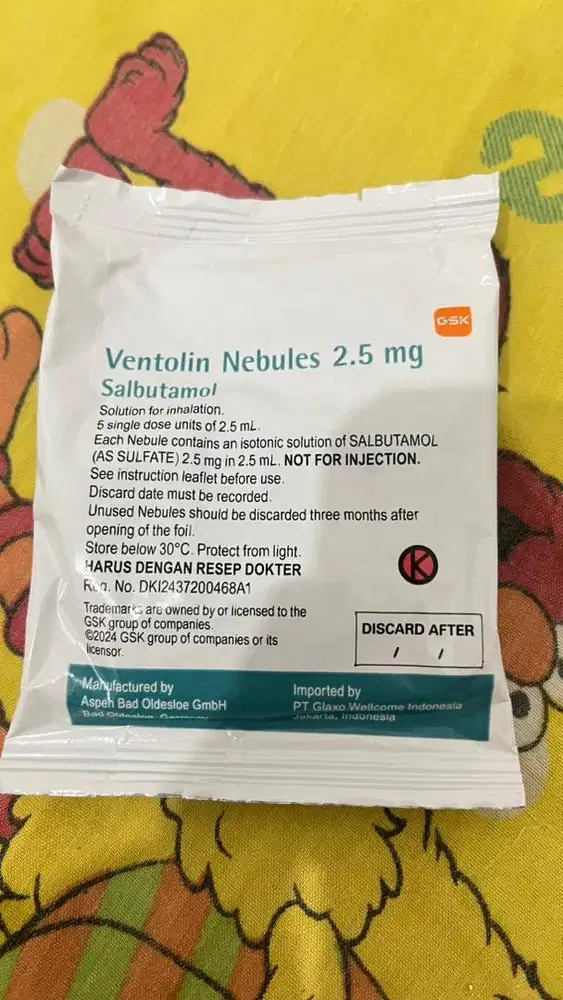 Ventolin nebulizer