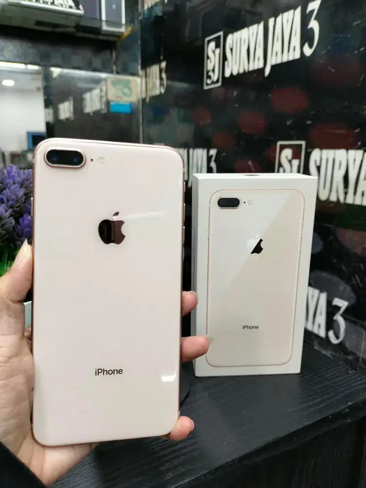 iphone 8 plus 64gb ex ibox bh 100 rosegold bisa tuker tambah