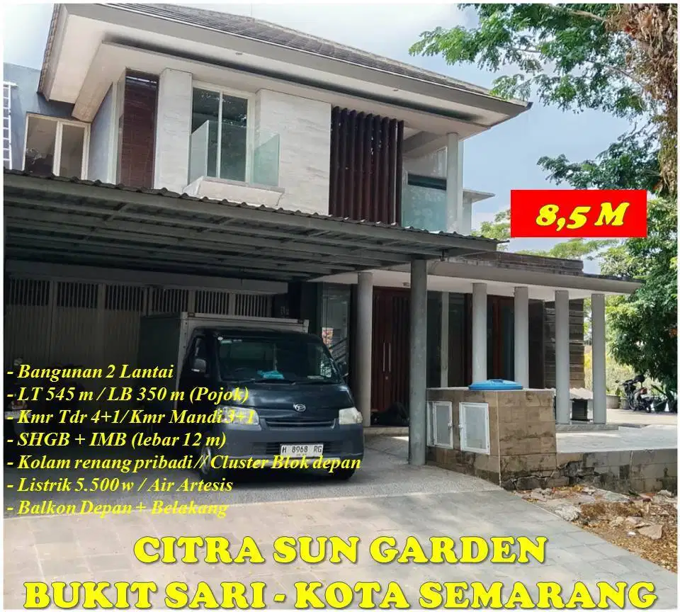 Rumah Mewah, Cluster, Siap Huni “Citra Sun Garden” Bukit Sari Semarang
