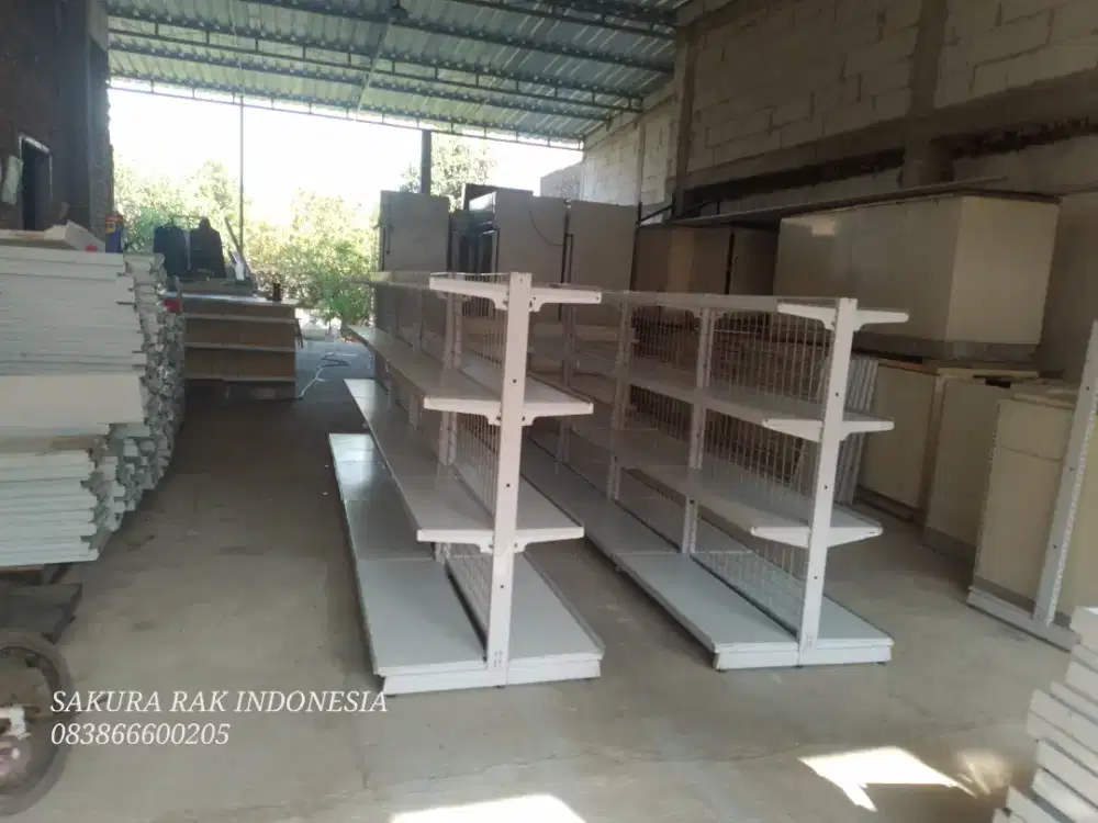 Rak display toko bekas