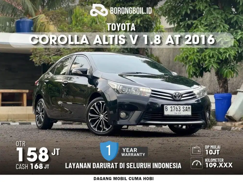 Toyota Corolla Altis 1.8 V AT Hitam 2016